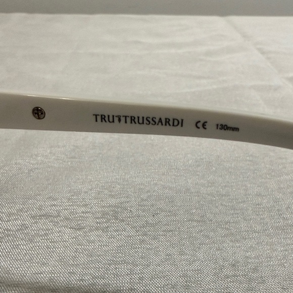 Trussardi Women's Sunglasses in White and Silver - Picture 5 of 8